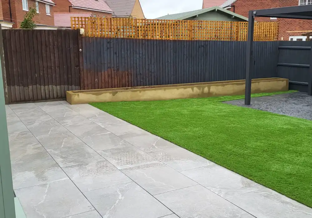 artificial grass installation in corby